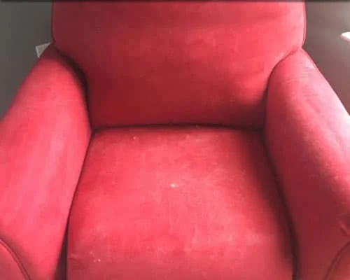 Furniture before cleaning